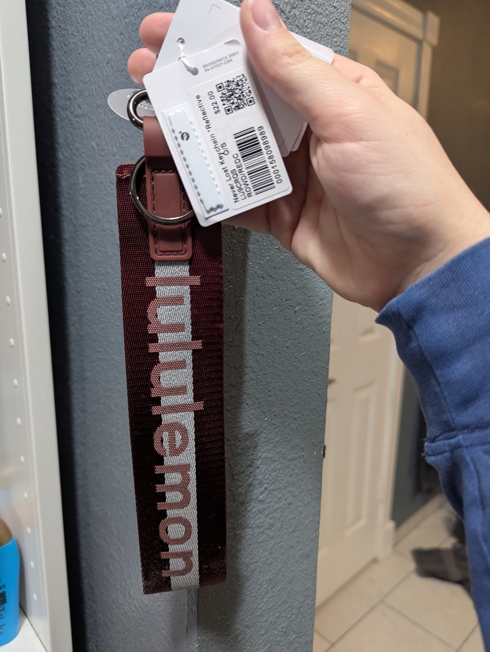 Reflective never Lost Keychain